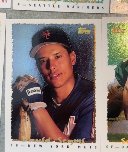 1995 Topps CyberStats #65 David Segui — front