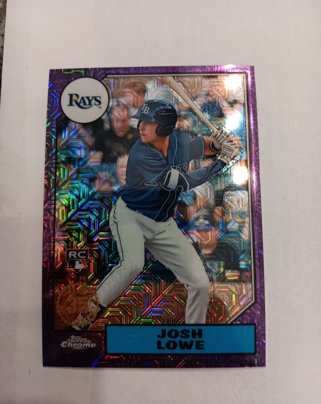 2022 Topps Chrome 1987 Topps Baseball #T87C2-74 Josh Lowe — front