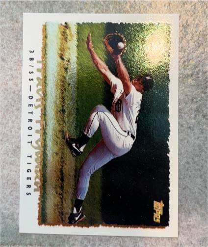 1995 Topps Cyberstats #32 Travis Fryman — front