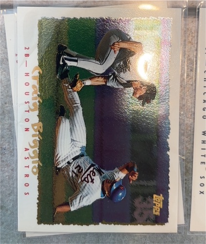 1995 Topps #190 Craig Biggio — front