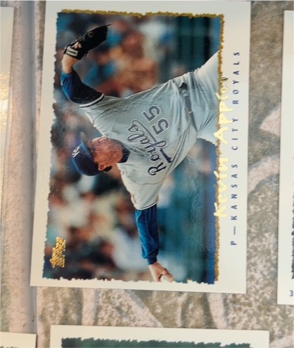 1995 Topps Cyberstats #178 Kevin Appier — front