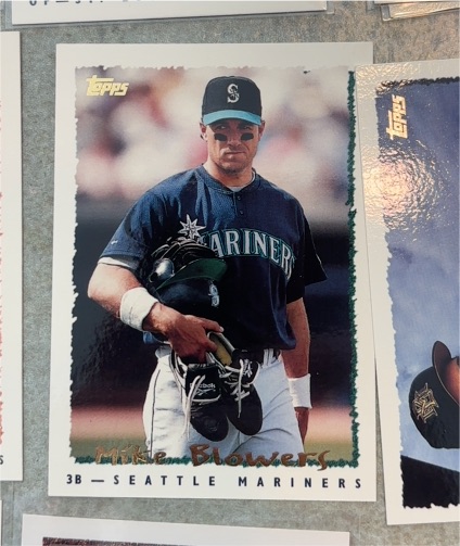 1995 Topps #348 Mike Blowers — front
