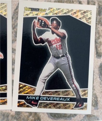 1993 Topps Black Gold #28 Mike Devereaux — front