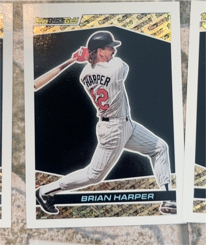 1993 Topps Black Gold #34 Brian Harper — front