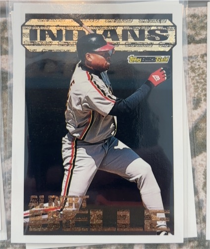 1994 Topps Black Gold #3 Albert Belle — front