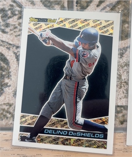 1993 Topps Black Gold #5 Delino DeShields — front