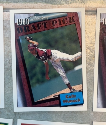 1993 Topps Draft Pick Kelly Wunsch — front