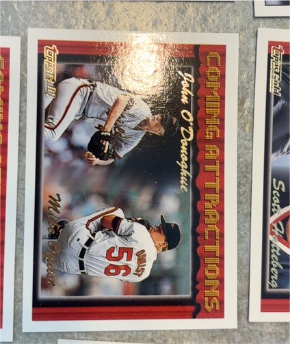 1994 Topps #763 John O'Donoghue / Mike Oquist — front