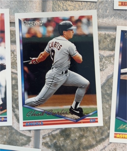 1994 Topps Gold #56 Chad Curtis — front