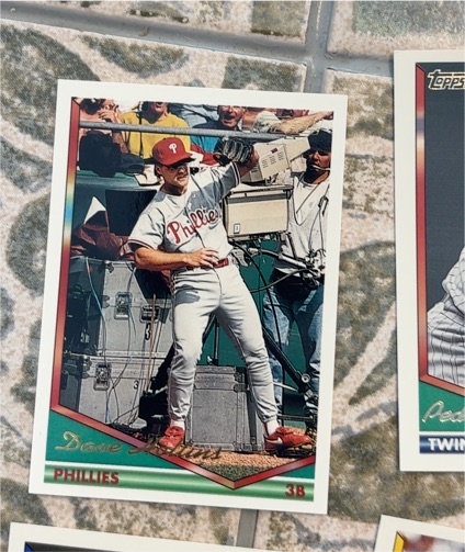 1994 Topps #476 Dave Hollins — front