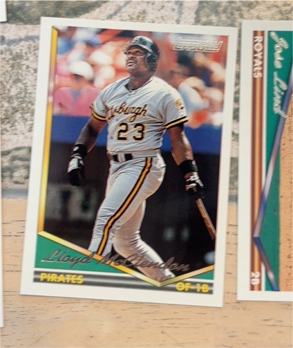 1994 Topps #23 Lloyd McClendon — front