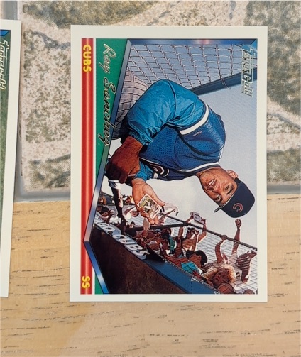 1994 Topps #422 Rey Sanchez — front