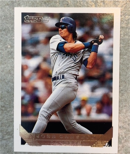 1993 Topps #500 Jose Canseco — front