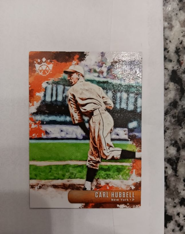 2019 Panini Diamond Kings Carl Hubbell — front