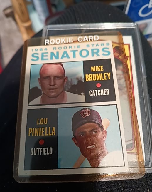 1964 Topps #167 Rookie Stars Mike Brumley / Lou Piniella — front