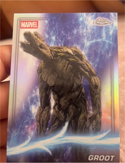 2025 Topps Chrome Marvel Studios #50 Groot — front