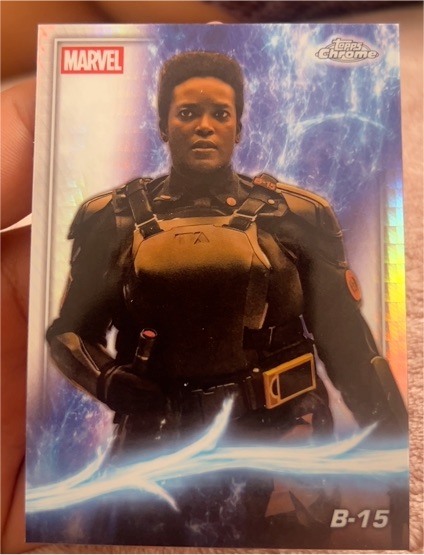 2025 Topps Chrome Marvel Studios #107 B-15 — front