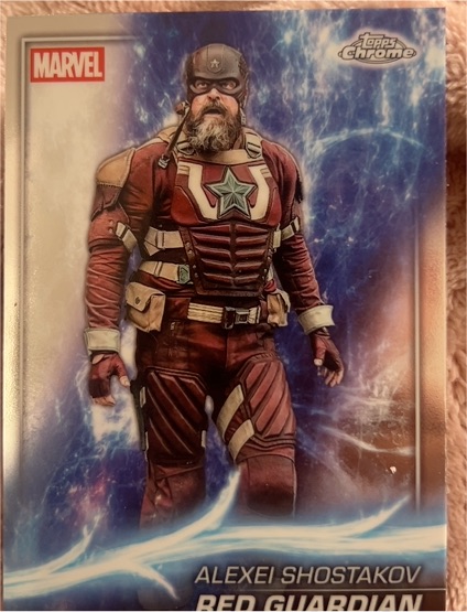 2025 Topps Chrome Marvel Studios #187 Alexei Shostakov Red Guardian — front