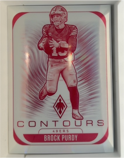 2025 Panini Phoenix #28 Brock Purdy Contours — front