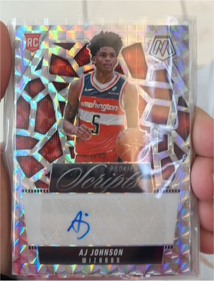 2024-25 Panini Mosaic #RC AJ Johnson — front