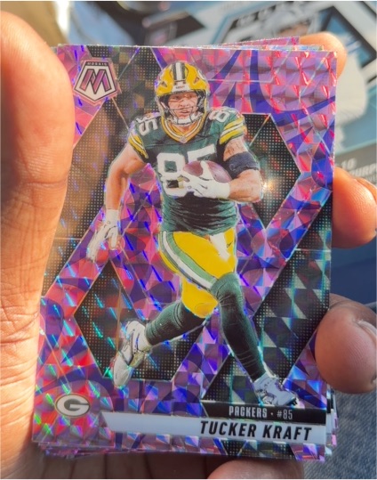 2023 Panini Mosaic #85 Tucker Kraft — front