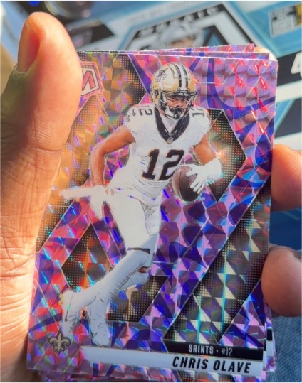 2025 Panini Mosaic #12 Chris Olave — front