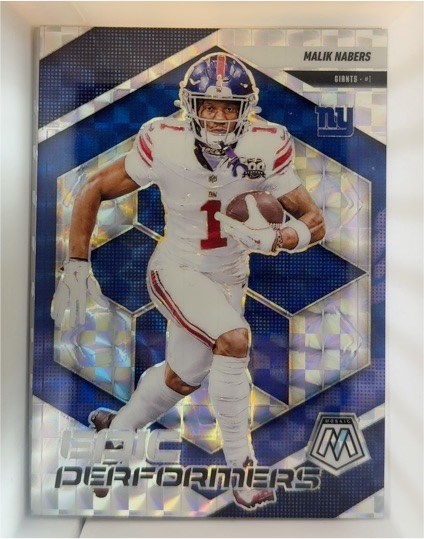 2025 Panini Mosaic #11 Malik Nabers Epic Performers — front