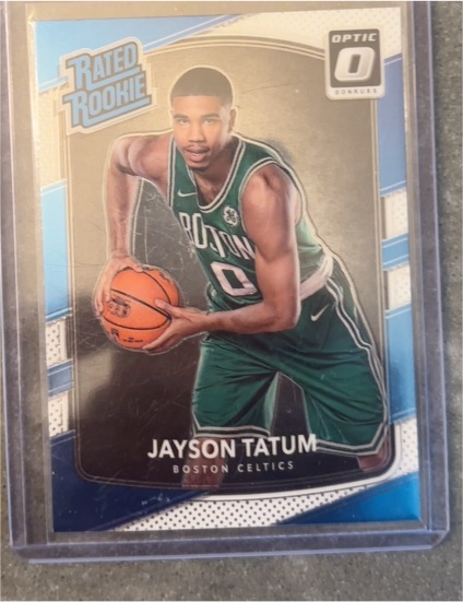 2017-18 Panini Donruss Optic #198 Jayson Tatum — front