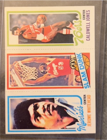 1980-81 Topps #71 / 184 / 259 Jerome Whitehead / Artis Gilmore / Caldwell Jones — front
