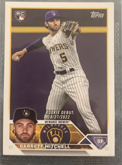 2023 Topps Update #US148 Garrett Mitchell — front