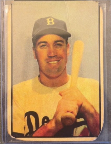 1953 Bowman Color #117 Duke Snider — front