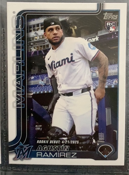 2025 Topps Update #US332 Agustín Ramírez — front