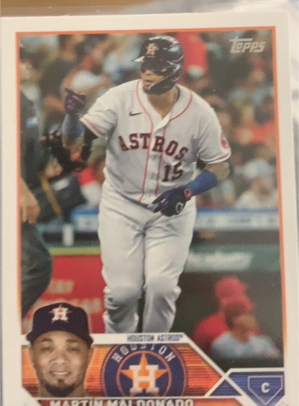 2023 Topps #495 Martín Maldonado Houston Astros — front