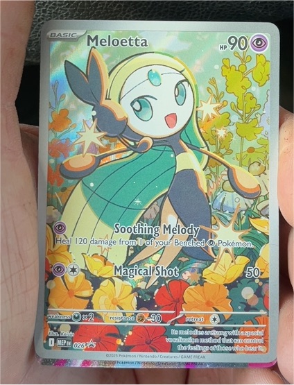 2025 Pokemon Mega Evolution Promo #026 Meloetta — front