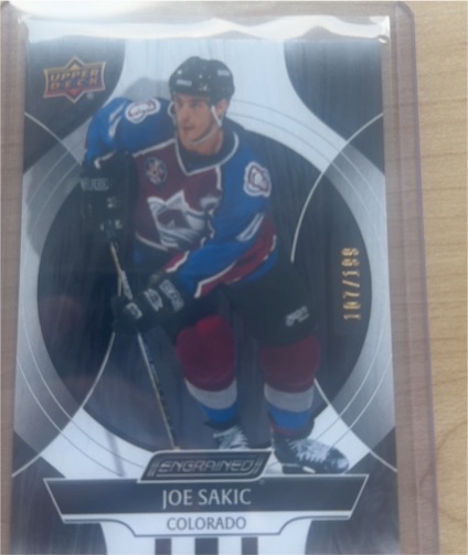 2024-25 Upper Deck Engrained Icons #29 Joe Sakic — front