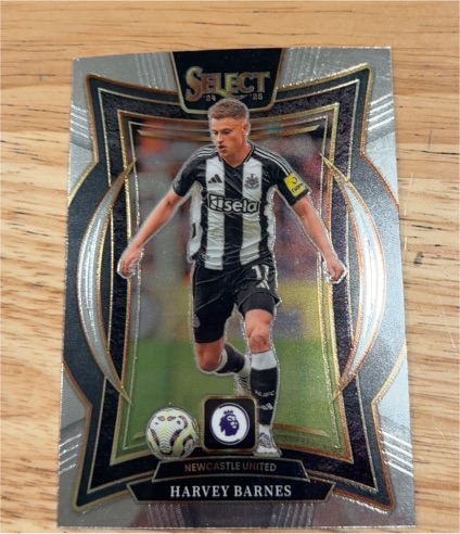 2024-25 Panini Select Premier League #17 Harvey Barnes — front