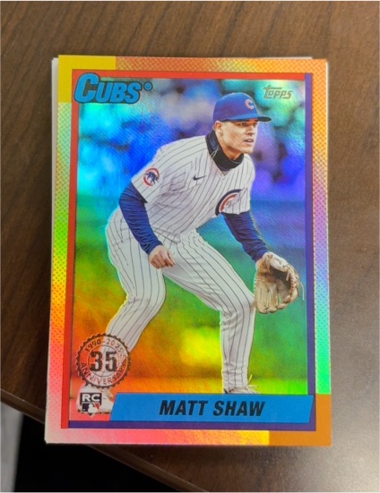 2025 Topps Update #U90-35 Matt Shaw — front