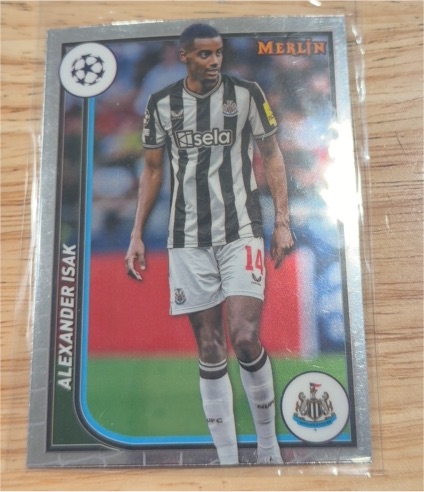 2023-24 Topps Merlin UEFA Club Competitions #84 Alexander Isak — front