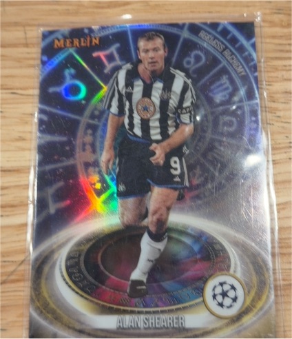 2023-24 Topps Merlin #AA-18 Alan Shearer Ageless Alchemy — front