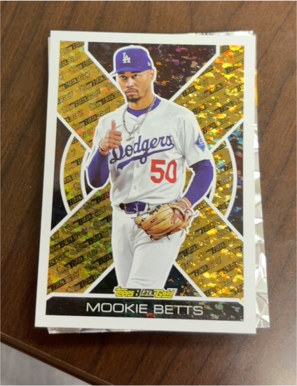 2025 Topps Update #BG-21 Mookie Betts — front