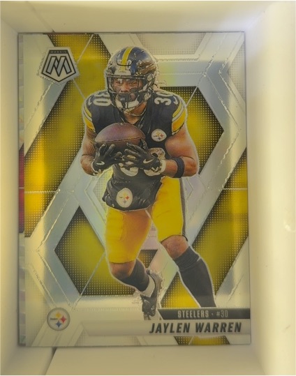 2025 Panini Mosaic #144 Jaylen Warren — front