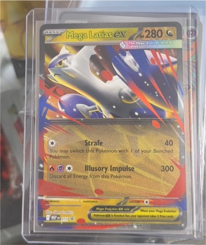 2005 Pokémon Mega Latias EX #011 Black Star Promo — front