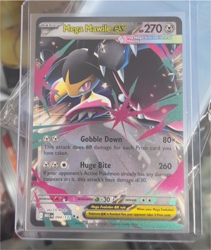 2025 Pokemon ME01: Mega Evolution #094 Mega Mawile EX — front