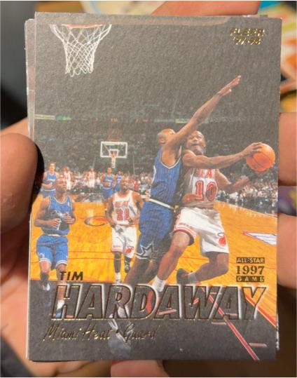 1997-98 Fleer #330 Tim Hardaway — front