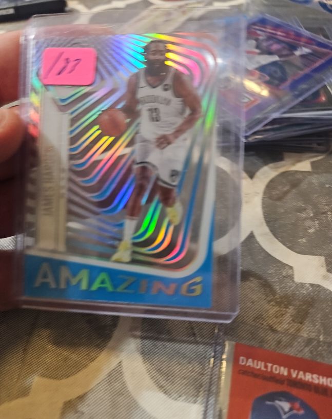 2020-21 Panini Illusions Amazing Orange #9 James Harden — front