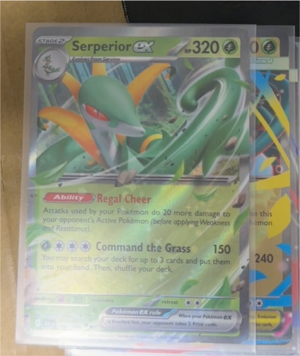 2023 Pokémon TCG Scarlet & Violet Black Bolt #003 Serperior ex — front