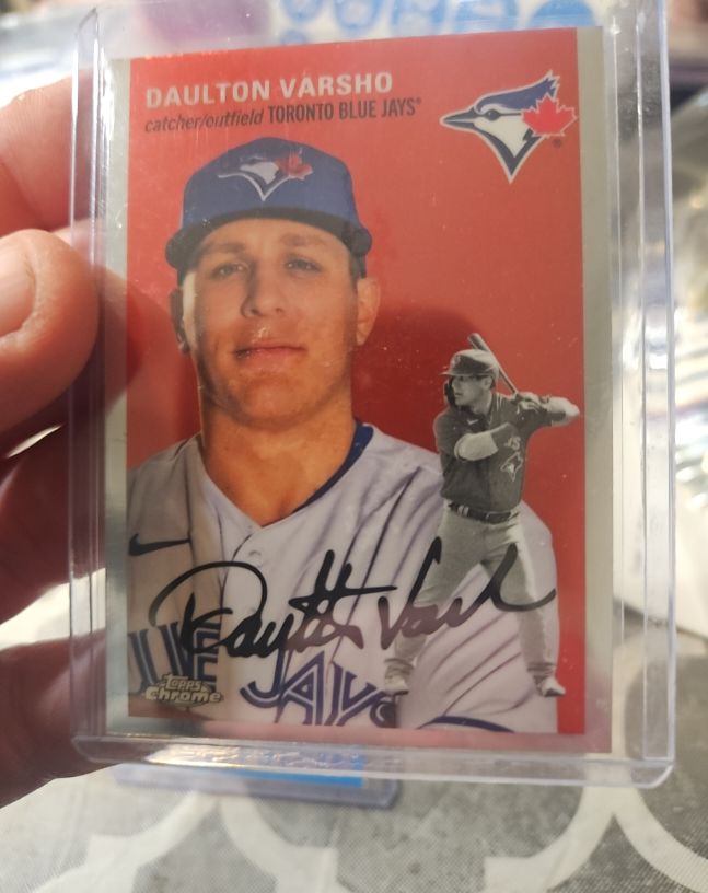 2023 Topps Chrome Platinum Anniversary #192 Daulton Varsho — front