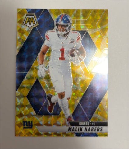 2025 Panini Mosaic #100 Malik Nabers — front