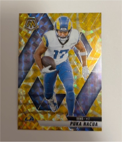 2025 Panini Mosaic #130 Puka Nacua — front