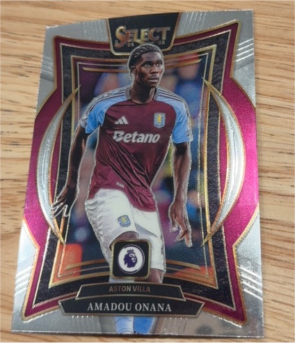 2024-25 Panini Select Premier League #15 Amadou Onana — front